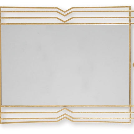 Claybrook - Accent Mirror - Gold Finish