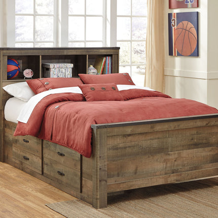 Trinell - Bookcase Bed With Storage