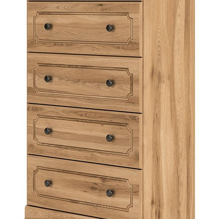 Aleaport - Five Drawer Chest - Warm Brown