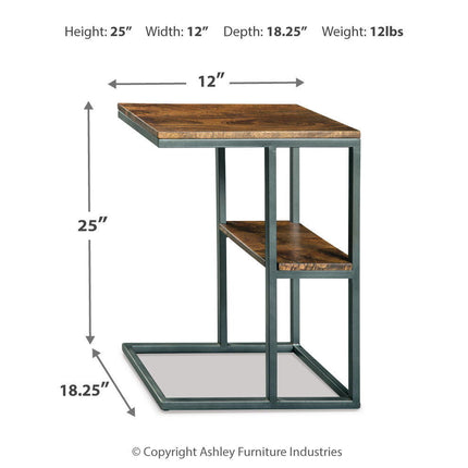 Forestmin - Accent Table - Natural / Black
