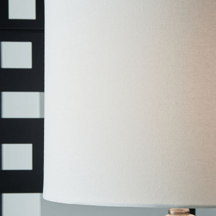 Clarkland - Ceramic Table Lamp (Set of 2) - White