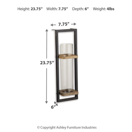 Colburn - Wall Sconce - Natural / Black