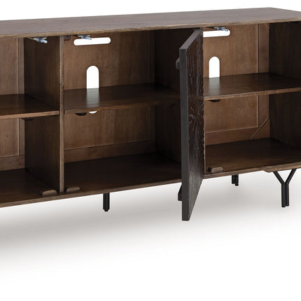Lavinmont - Accent Cabinet - Multi Brown