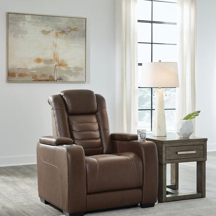 High Impact - Power Recliner / Adj Headrest - Tobacco