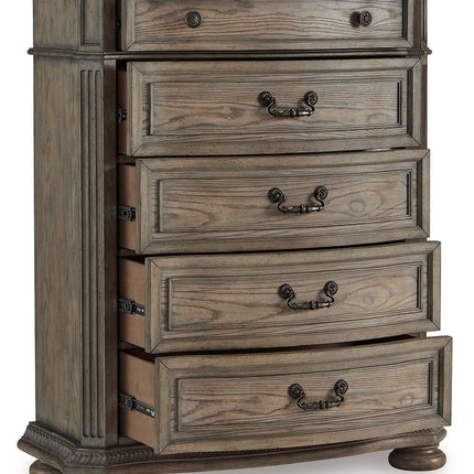 Ardenfield - Five Drawer Chest - Light Brown