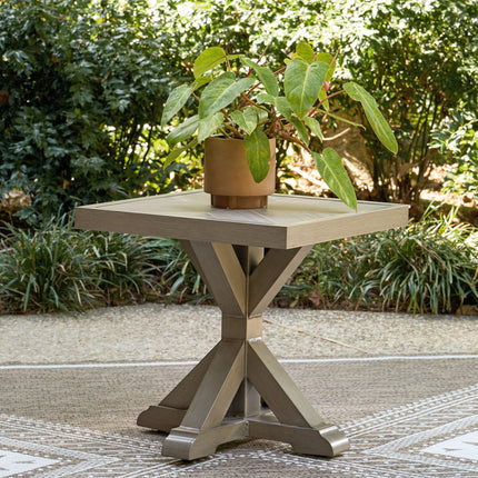 Laguna Heights - Square End Table - Beige