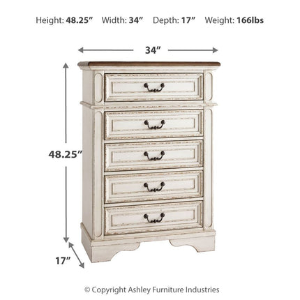 Realyn - Chest - Chipped White