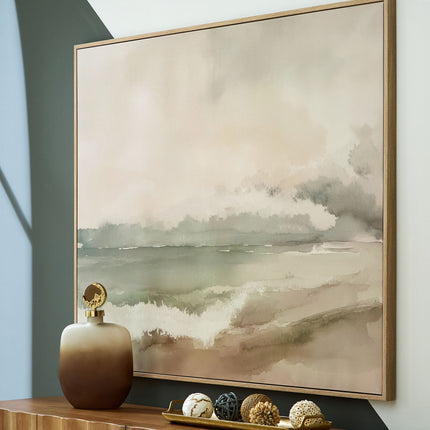 Vallus - Wall Art - Blush / Green / Gray