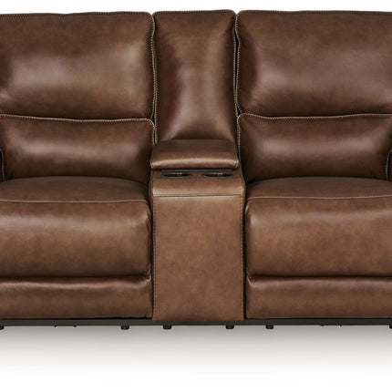 DeepWakes - Power Reclining Loveseat / Console / Adjustable Headrest