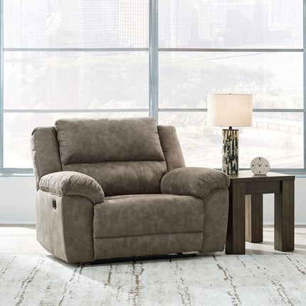 Laresview - Zero Wall Wide Seat Recliner - Fossil