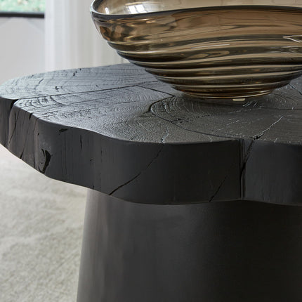 Wimbell - Round End Table - Black