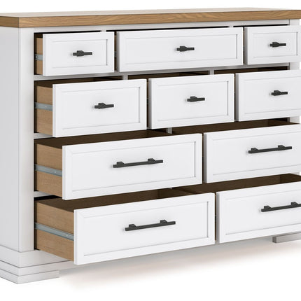 Ashbryn - Dresser - White / Natural