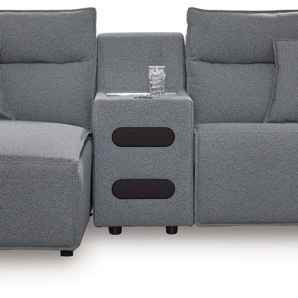 Modmax II - Reclining Sectional - Salt And Pepper