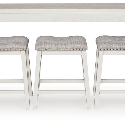 Robbinsdale - Rectangular Dining Room Counter Table Set (Set of 4) - Antique White