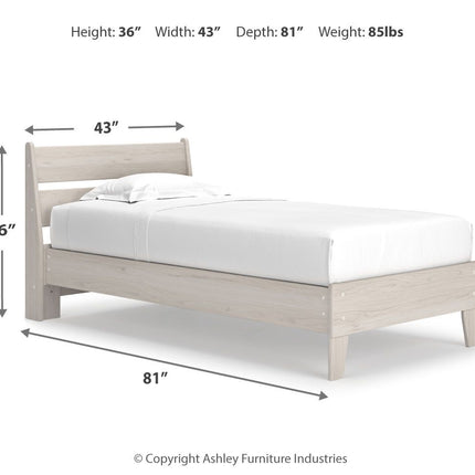 Socalle - Panel Platform Bed