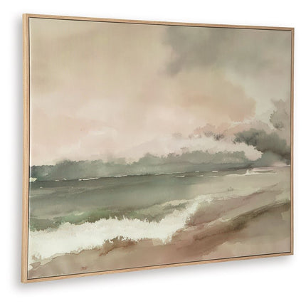 Vallus - Wall Art - Blush / Green / Gray