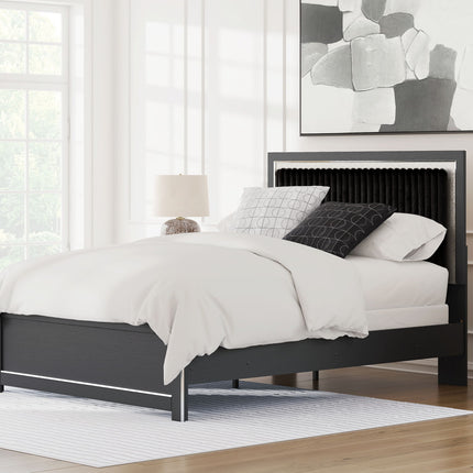 Zuraleus - Upholstered Panel Bed