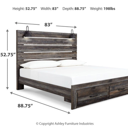 Drystan - Panel Bed
