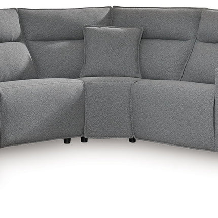Modmax II - Reclining Sectional - Salt And Pepper