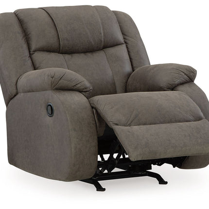 First Base - Rocker Recliner - Gunmetal