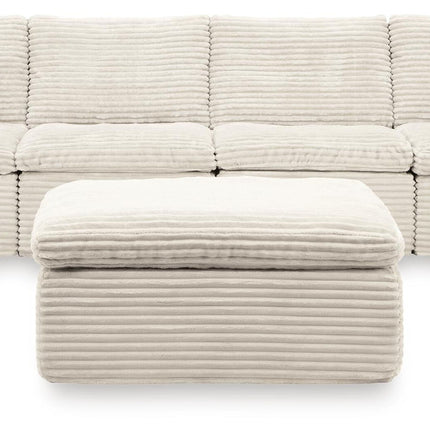 Fannin - 4-Piece Sectional With Ottoman - Ivory