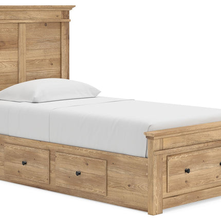 Makidern - Panel Storage Bed