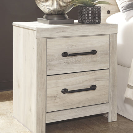 Cambeck - Two Drawer Night Stand - Whitewash