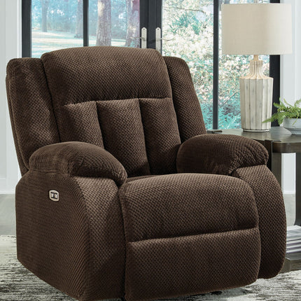 Free Wake - Power Rocker Recliner - Chocolate
