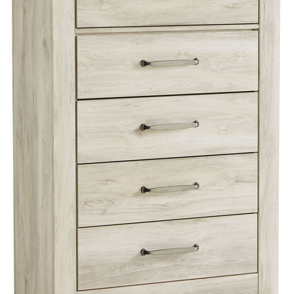 Bellaby - Five Drawer Chest - Whitewash