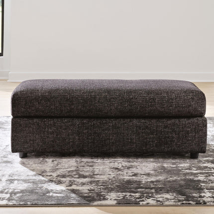 Lentiz - Oversized Accent Ottoman - Onyx