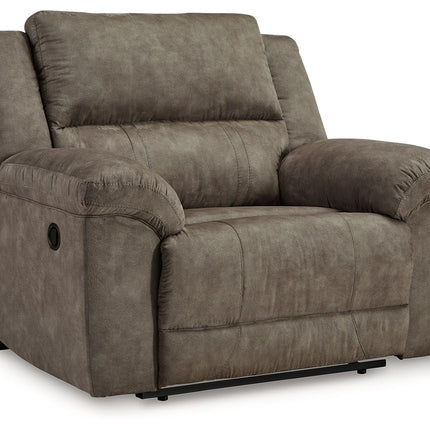 Laresview - Zero Wall Wide Seat Recliner - Fossil