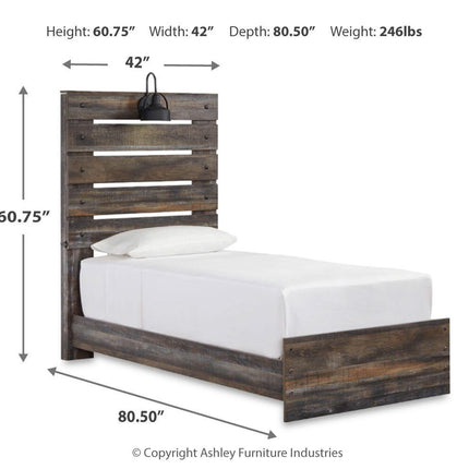 Drystan - Panel Bed