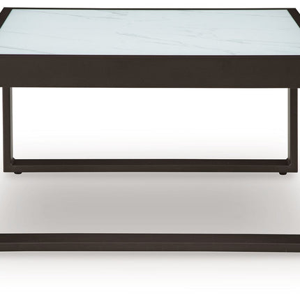 Beachloft - Square Cocktail Table - Black / Gray