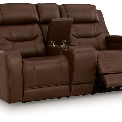 Knightington - Power Reclining Loveseat With Audio Seating