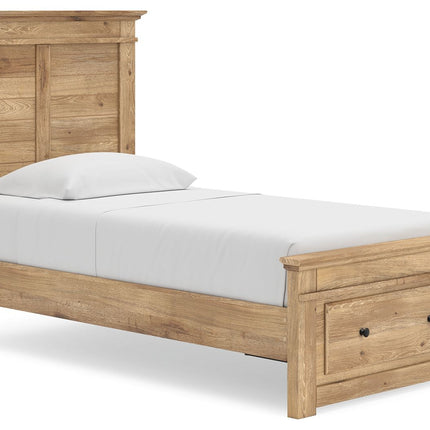 Makidern - Panel Storage Bed