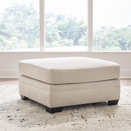 Mandi Point - Oversized Accent Ottoman - Marble