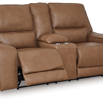 DeepWakes - Power Reclining Loveseat / Console / Adjustable Headrest