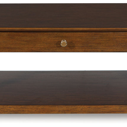 Trenmour - Rectangular Cocktail Table - Medium Brown
