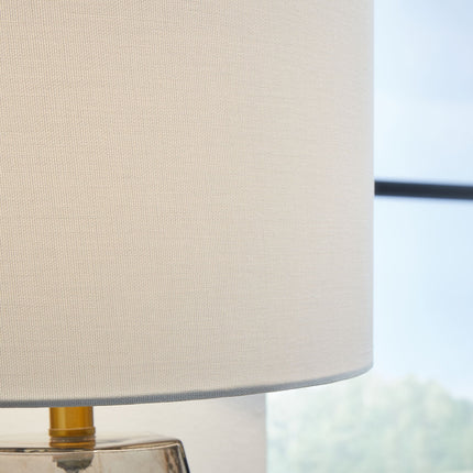 Taylow - Glass Table Lamp  - Gray