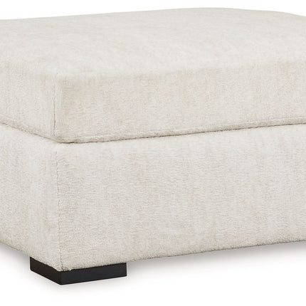 Chessington - Oversized Accent Ottoman - Ivory