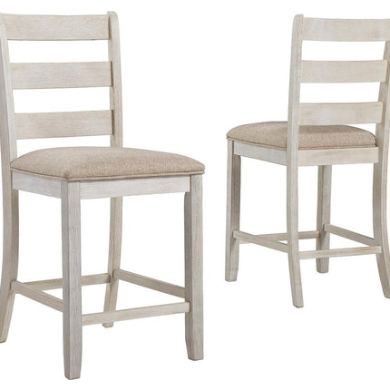 Skempton - Upholstered Barstool (Set of 2) - White