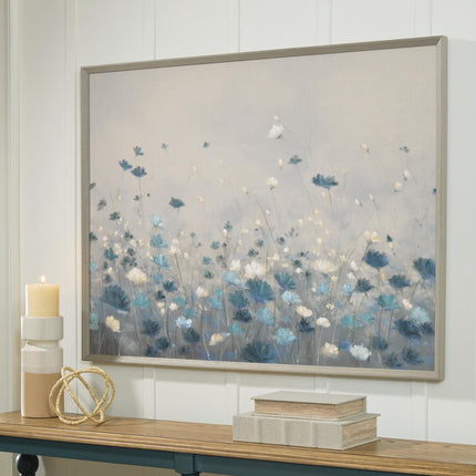 Claydale - Wall Art - Gray / Blue / White