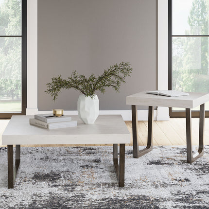 Westenfort - Occasional Table Set (Set of 2) - Espresso / Gray