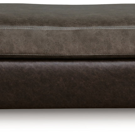 Castille Way - Oversized Accent Ottoman - Fossil