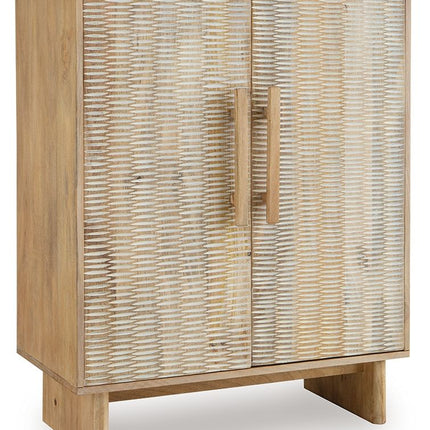 Dallinbury - Accent Cabinet - Natural / White Wash