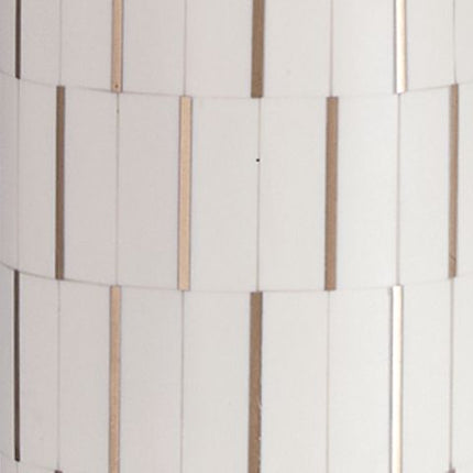 Faridworth - Poly Table Lamp - White / Gold Finish