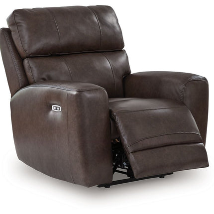 Crossplex - Power Recliner / Adjustable Headrest - Smoke