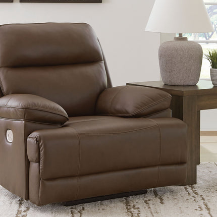 Vonryan - Power Recliner / Adj Headrest - Tobacco