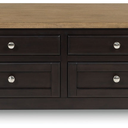 Drazmine - Lift Top Cocktail Table - Brown