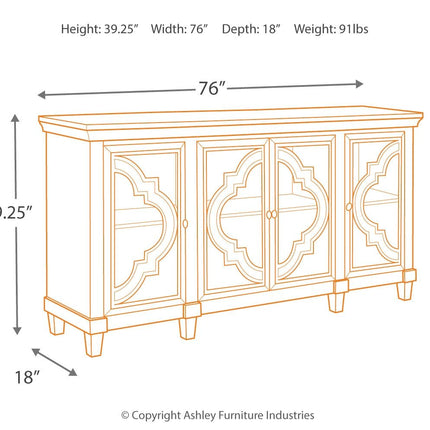 Fossil Ridge - Accent Cabinet - Gray